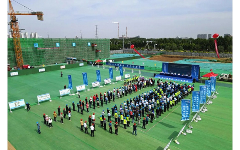 天華實業(yè)集團成功舉辦2023年東營市建筑施工生產(chǎn)安全事故應急預案演練暨廣饒縣“安全生產(chǎn)月”活動啟動儀式